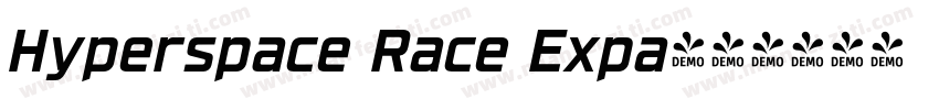 Hyperspace Race Expa字体转换